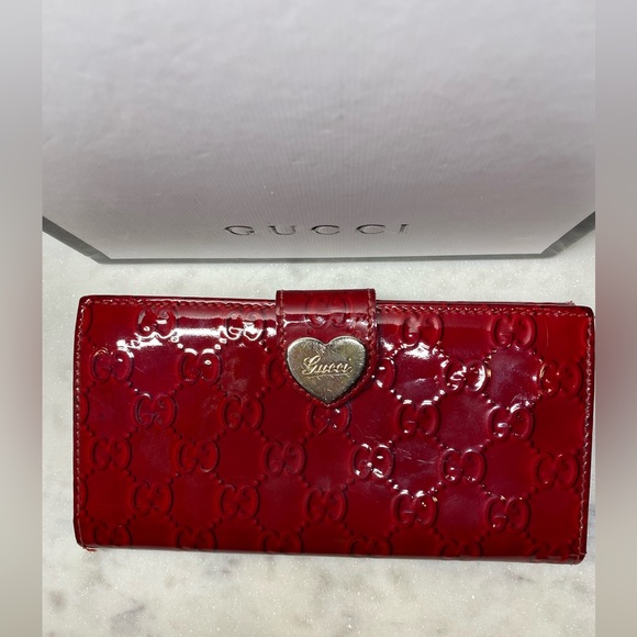 Gucci Handbags - Gucci Patent Leather Wallet